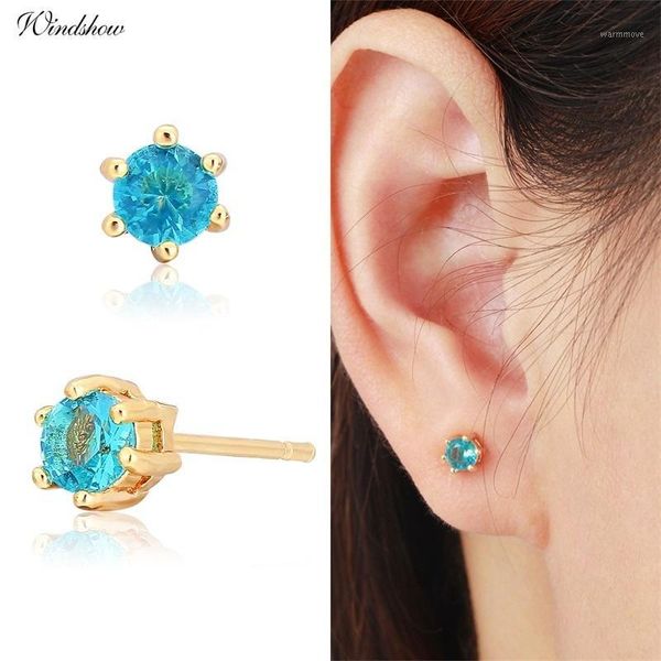 6colors slim round cz small stud earrings for women men kids girls baby child piercing jewelry 6 claw gold color 4mm aros aretes1, Golden;silver
6colors slim round cz small stud earrings for women men kids girls baby child piercing jewelry 6 claw gold color 4mm aros aretes1, Golden;silver