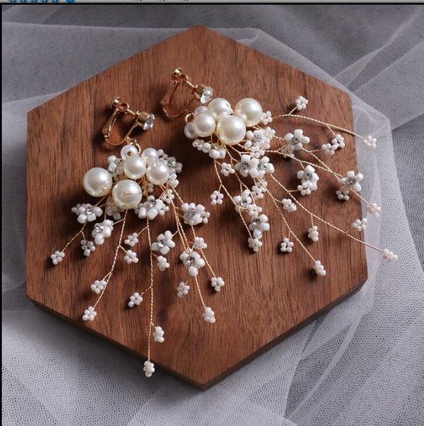 2020 new style hand weave gold and silver beaded rice bead earrings drop earrings with accessories for the bride's wedding dress 107
2020 new style hand weave gold and silver beaded rice bead earrings drop earrings with accessories for the bride's wedding dress 107
