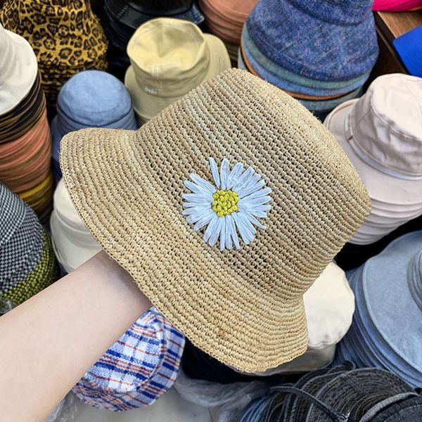 fresh daisy flower little lafite new summer outing beach holiday straw hat, Blue;gray
fresh daisy flower little lafite new summer outing beach holiday straw hat, Blue;gray
