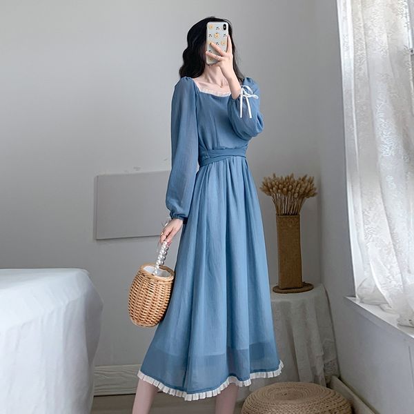 autumn 2020 new slim long skirt lanternlantern lanternand slim solid color lantern sleeves korean mid long a-line dress women fashion 7stw1, Black;gray
autumn 2020 new slim long skirt lanternlantern lanternand slim solid color lantern sleeves korean mid long a-line dress women fashion 7stw1, Black;gray
