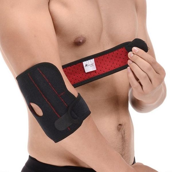 1pcs adjustable spring support elbow pads guard sport basketball exercise gym safety kg-80, Black;gray
1pcs adjustable spring support elbow pads guard sport basketball exercise gym safety kg-80, Black;gray