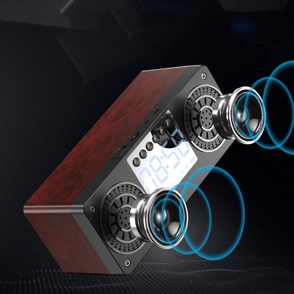 2021new bluetooth wireless speaker portable wooden alarm clock bluetooth5.0 bass speakers with u disk tf card fm time display
2021new bluetooth wireless speaker portable wooden alarm clock bluetooth5.0 bass speakers with u disk tf card fm time display