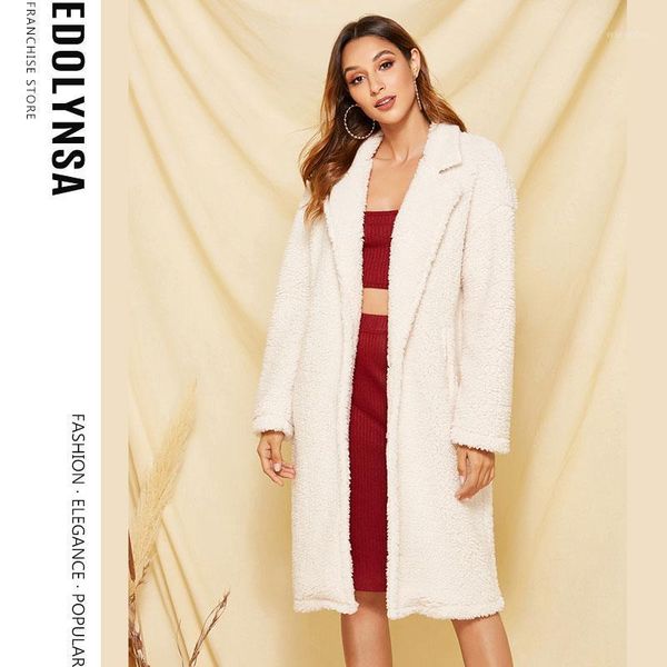 2020 fashion coats plus size drop shoulder teddy coat winter long sleeve solid outwear casual coats women warm fur coat y241, Black
2020 fashion coats plus size drop shoulder teddy coat winter long sleeve solid outwear casual coats women warm fur coat y241, Black