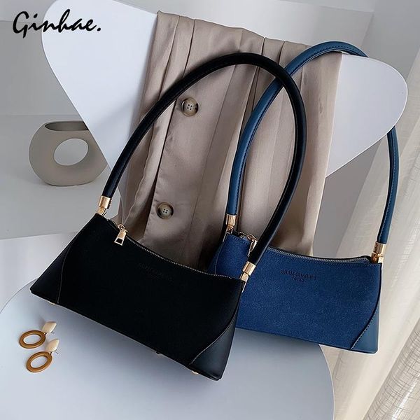 women nubuck leather handbags lady personality shoulder bag suede rivet baguette shape bag vintage letter tote
women nubuck leather handbags lady personality shoulder bag suede rivet baguette shape bag vintage letter tote
