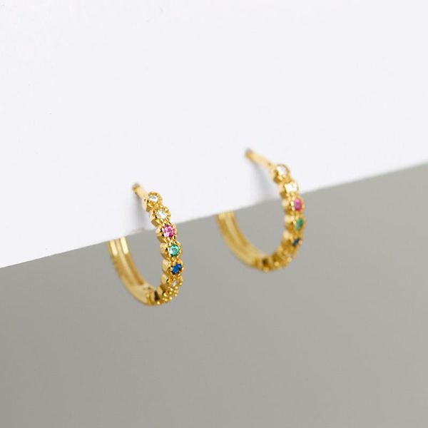 hoop & huggie 100% 925 silver gold color rainbow arc zirconia earring for women key worker pendientes ear piercing lady oorbellen 2021, Golden;silver
hoop & huggie 100% 925 silver gold color rainbow arc zirconia earring for women key worker pendientes ear piercing lady oorbellen 2021, Golden;silver