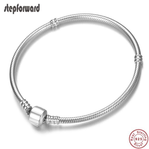 link, chain classic good quality 925 sterling silver moments bracelet women snake bangle & luxury jewelry bracelets, Black
link, chain classic good quality 925 sterling silver moments bracelet women snake bangle & luxury jewelry bracelets, Black