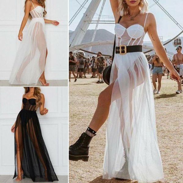 2020 new women summer mesh see-through long maxi dress ladies fashion evening party beach sundress, Black;gray
2020 new women summer mesh see-through long maxi dress ladies fashion evening party beach sundress, Black;gray