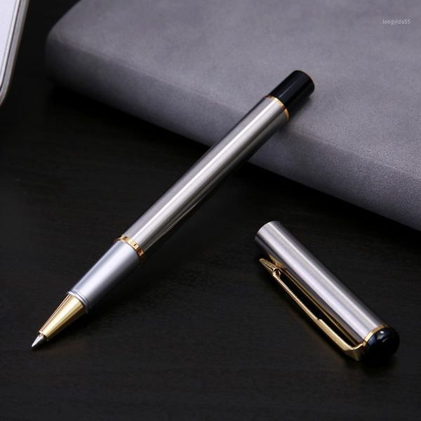 801 stainless steel golden school rollerball pen ink pen ball point stationery office school supplies writing1, Blue;orange
801 stainless steel golden school rollerball pen ink pen ball point stationery office school supplies writing1, Blue;orange