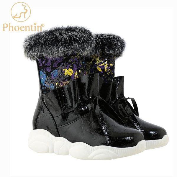 phoentin black winter womens boots with fur bow knot snow booty women platform women's shoes autumn-winter zip closure ft1229
phoentin black winter womens boots with fur bow knot snow booty women platform women's shoes autumn-winter zip closure ft1229