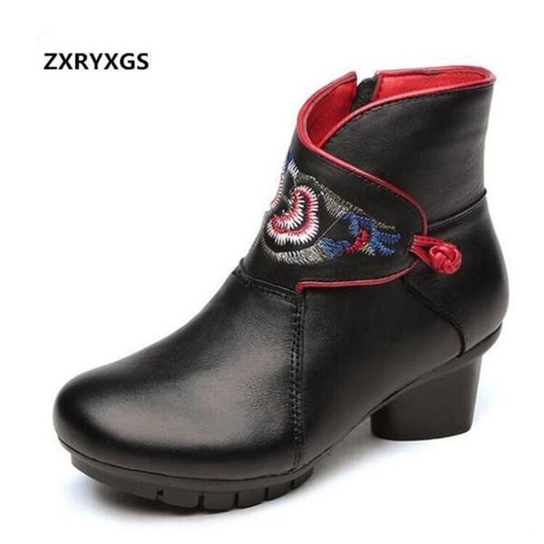 boots 2021 cowhide embroidered autumn winter women shoes thick with short tube women's real leather snow, Black
boots 2021 cowhide embroidered autumn winter women shoes thick with short tube women's real leather snow, Black