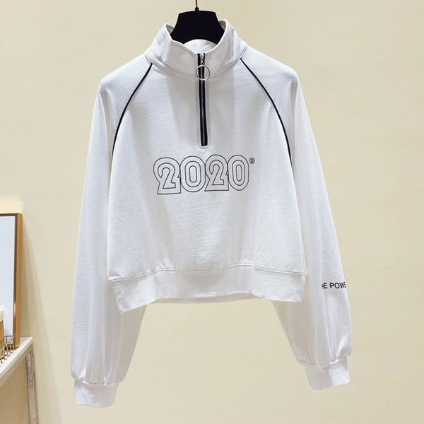 women's new fall winter 2020 loose collar half sweater sweater zipper long sleeve csh6g, Black
women's new fall winter 2020 loose collar half sweater sweater zipper long sleeve csh6g, Black
