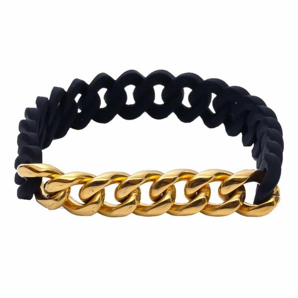 2020 new bracelet men black and gold titanium steel fried dough twist energy environmental protection silicone bracelet femme
2020 new bracelet men black and gold titanium steel fried dough twist energy environmental protection silicone bracelet femme