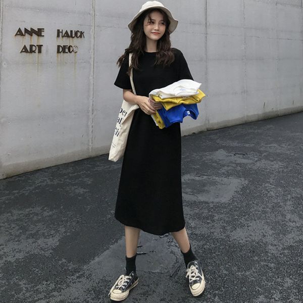 new manner of cotton 2021 summer style short korean sleeve loose and thin female dress tyjtjy 650r, Black;gray
new manner of cotton 2021 summer style short korean sleeve loose and thin female dress tyjtjy 650r, Black;gray