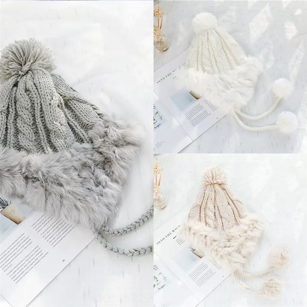 d30 plush wool autumn and winter warm knitted hatrabbit hair hat female winter warm ear protection korean fashion versatile thick, Blue;gray
d30 plush wool autumn and winter warm knitted hatrabbit hair hat female winter warm ear protection korean fashion versatile thick, Blue;gray