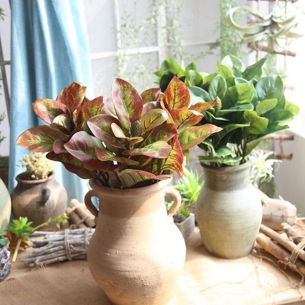 indoor botany wall artificial magnolia leaves silk flowers for home decoration fake leave plastic plants branches green plants
indoor botany wall artificial magnolia leaves silk flowers for home decoration fake leave plastic plants branches green plants