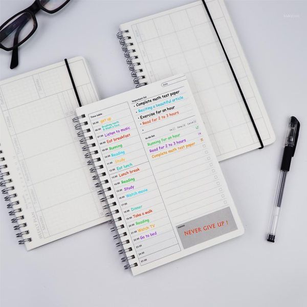 2020 2021 notebooks agenda daily weekly monthly plan spiral organizer a5 note books monthly transparent schedule1, Purple;pink
2020 2021 notebooks agenda daily weekly monthly plan spiral organizer a5 note books monthly transparent schedule1, Purple;pink