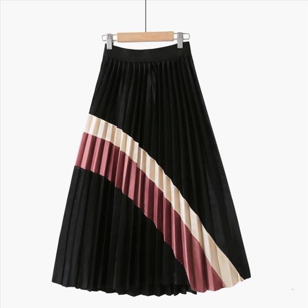 2019 new autumn winter vintage velvet panelled pleated skirt women fashion patchwork slim high waist skirts work wear skirt m743, Black
2019 new autumn winter vintage velvet panelled pleated skirt women fashion patchwork slim high waist skirts work wear skirt m743, Black