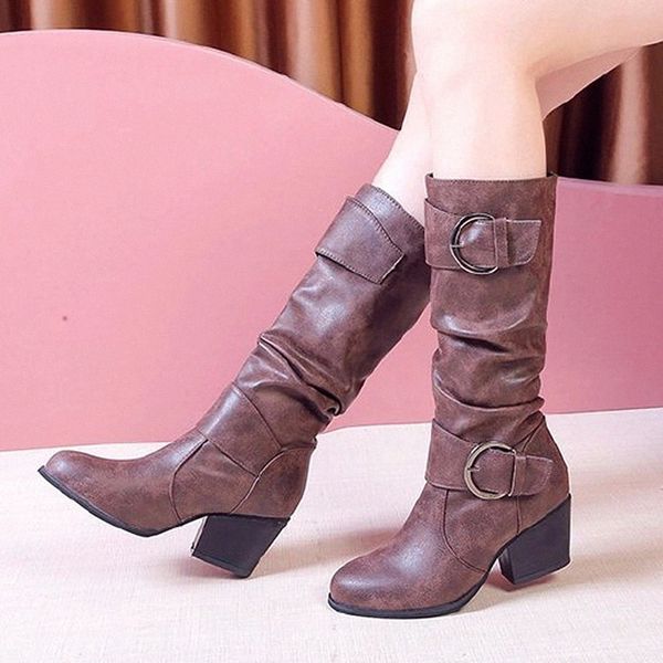 autumn boots for women 2020 pleated mid-calf boots waterproof knight non-slip rubber platform shoes pu leather #to7l, Black
autumn boots for women 2020 pleated mid-calf boots waterproof knight non-slip rubber platform shoes pu leather #to7l, Black