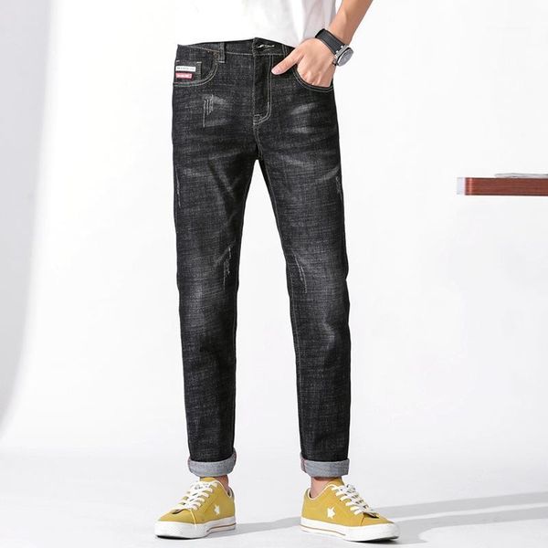 men's jeans 2021 men's spring and autumn small straight leg loose stretch slim jeans1, Blue
men's jeans 2021 men's spring and autumn small straight leg loose stretch slim jeans1, Blue