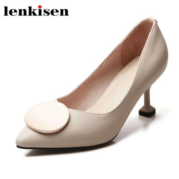 lenkisen spring sheep leather pointed toe high thin heels solid metal fasteners party dating wear high street fashion l44, Black
lenkisen spring sheep leather pointed toe high thin heels solid metal fasteners party dating wear high street fashion l44, Black