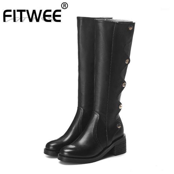 fitwee genuine leather ladies knee high boots round toe beads classics knight boots footwear size 33-421, Black
fitwee genuine leather ladies knee high boots round toe beads classics knight boots footwear size 33-421, Black