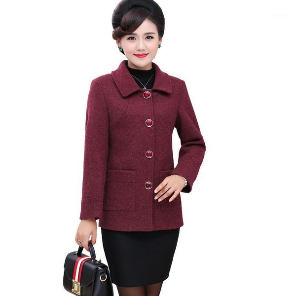 autumn woolen coat women 2020 new slim middle-aged large size female woolen coat single-breasted loose ladies cw5311, Black
autumn woolen coat women 2020 new slim middle-aged large size female woolen coat single-breasted loose ladies cw5311, Black