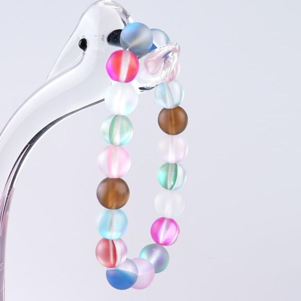 10mm fashion bracelet with colorful crystal beads children's toy bracelet with lucky beaded jewelry, Black
10mm fashion bracelet with colorful crystal beads children's toy bracelet with lucky beaded jewelry, Black