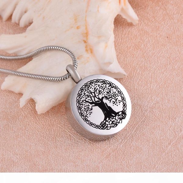 ijd9795 tree of life round urn keepsake cremation jewelry for funeral ashes holder urn human pet memorial necklace, Silver
ijd9795 tree of life round urn keepsake cremation jewelry for funeral ashes holder urn human pet memorial necklace, Silver