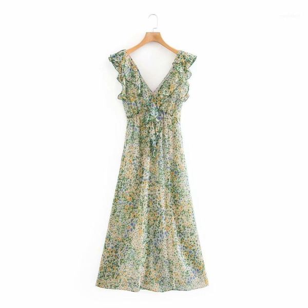 2020 women fashion v neck cascading ruffles print chiffon midi dress female back zipper summer vestido chic brand dresses1, Black;gray
2020 women fashion v neck cascading ruffles print chiffon midi dress female back zipper summer vestido chic brand dresses1, Black;gray