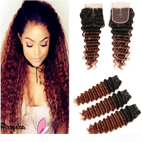 dark auburn ombre deep wave malaysian human hair 3bundles with closure #1b 33 reddish brown ombre lace closure 4x4 with weave bundles, Black;brown
dark auburn ombre deep wave malaysian human hair 3bundles with closure #1b 33 reddish brown ombre lace closure 4x4 with weave bundles, Black;brown