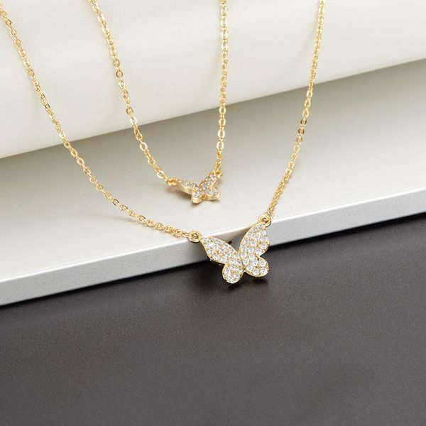 chains funmode two layer link chain butterfly pendant necklace for women jewelry party accessories wholesale fn203, Silver
chains funmode two layer link chain butterfly pendant necklace for women jewelry party accessories wholesale fn203, Silver