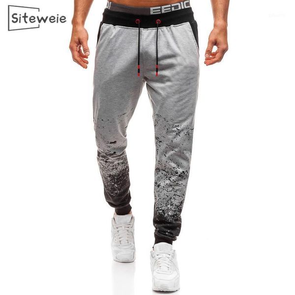 siteweie 2020 gradient color men sweatpants fashion casual joggers pants high waist lace-up runing training sports trousers l6251, Black
siteweie 2020 gradient color men sweatpants fashion casual joggers pants high waist lace-up runing training sports trousers l6251, Black