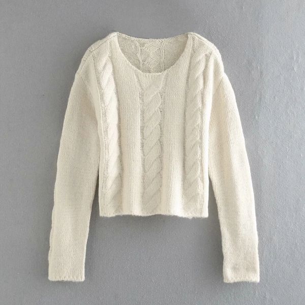 2020 women autumn fashion criss-cross cropped sweaters female o-neck knitted pullovers girls chic knitwear, White;black
2020 women autumn fashion criss-cross cropped sweaters female o-neck knitted pullovers girls chic knitwear, White;black
