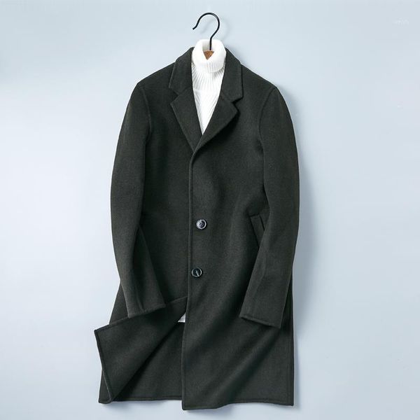 2020 classic mens christmas gifts wool coat two button solid long sleeved windbreaker woolen blends coat men long trench#17041, Black
2020 classic mens christmas gifts wool coat two button solid long sleeved windbreaker woolen blends coat men long trench#17041, Black