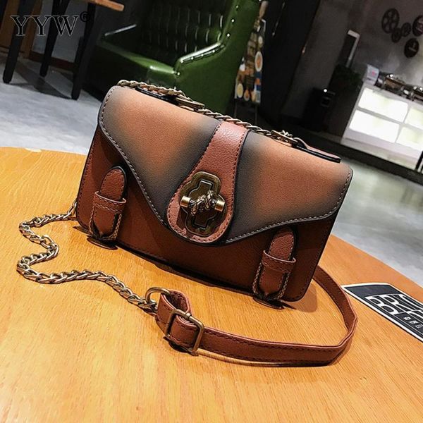 yyw new shoulder bag chain pu leather messenger bag korean vintage distressed metal lock small square crossbody
yyw new shoulder bag chain pu leather messenger bag korean vintage distressed metal lock small square crossbody