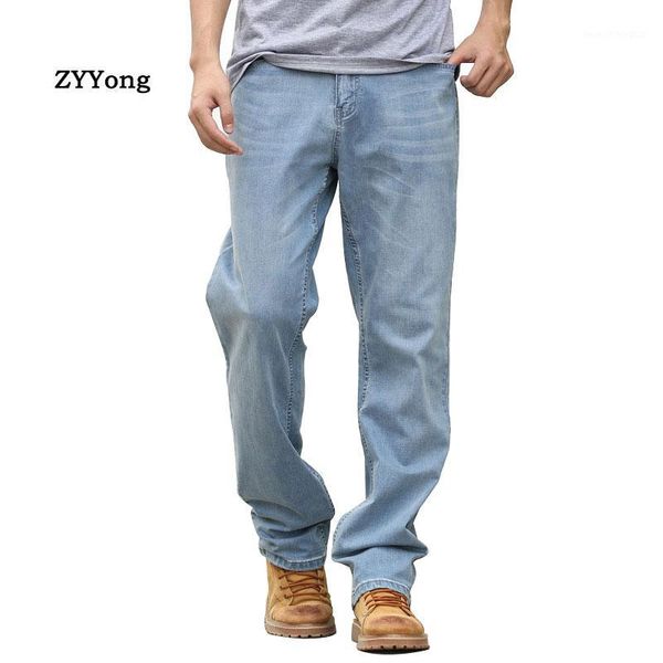 men's jeans summer thin section baggy men straight large size loose elastic denim pants light blue leisure hip hop skateboard jeans1
men's jeans summer thin section baggy men straight large size loose elastic denim pants light blue leisure hip hop skateboard jeans1