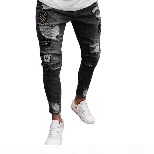 2018 spring summer jeans for men hip hop pants classic length sportswear skinny jeans men, Blue
2018 spring summer jeans for men hip hop pants classic length sportswear skinny jeans men, Blue