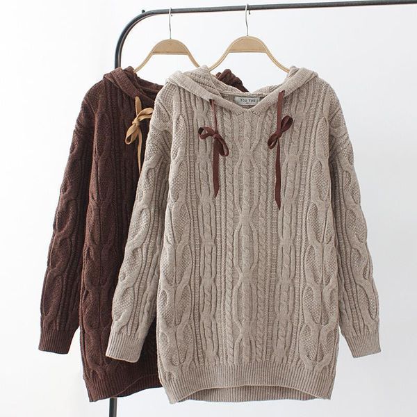 4xl large size hooded pullover sweater women sweaters 2020 casual loose stretch twist knit jumper sweater1, White;black
4xl large size hooded pullover sweater women sweaters 2020 casual loose stretch twist knit jumper sweater1, White;black