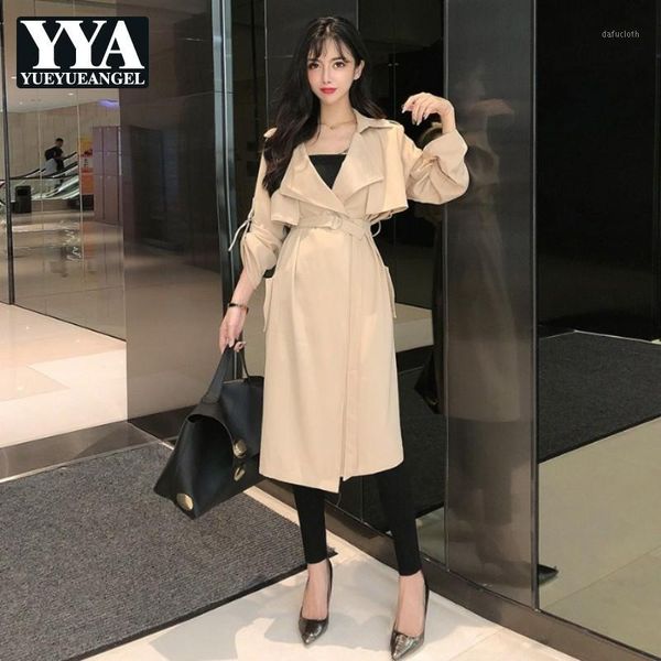elegant windbreaker women autumn slim belt long sleeve trench coat streetwear pocket lapel black office lady long outerwear1, Tan;black
elegant windbreaker women autumn slim belt long sleeve trench coat streetwear pocket lapel black office lady long outerwear1, Tan;black