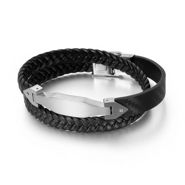 fashion punk street leather men bangles gold stainless steel men bracelets bangle cool trendy bangle, Black
fashion punk street leather men bangles gold stainless steel men bracelets bangle cool trendy bangle, Black