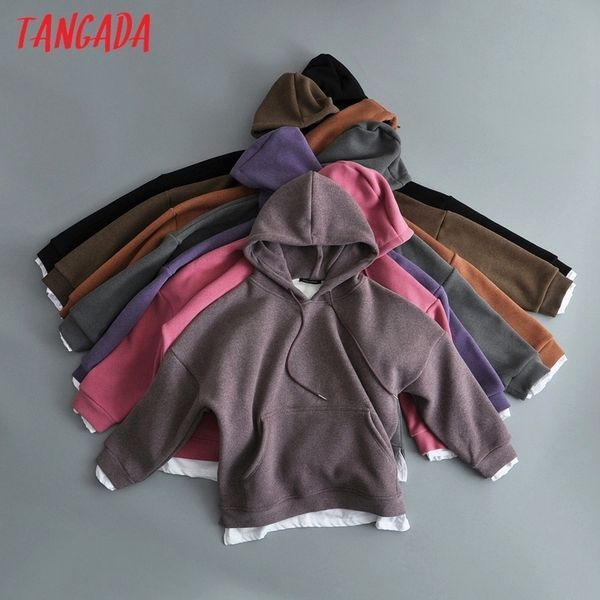 tangada women woolen hoodie sweatshirts inside lalambswool warm pocket winter oversize female patchwork hooded 7m1 t200904, Black
tangada women woolen hoodie sweatshirts inside lalambswool warm pocket winter oversize female patchwork hooded 7m1 t200904, Black