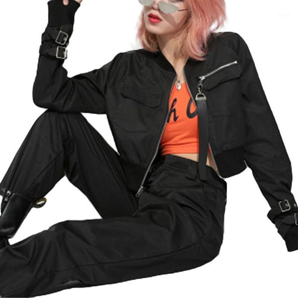 spring autumn women safari style fashion none collar zipper short jacket solid color beam-foot bottoms personality clothes1, Black;brown
spring autumn women safari style fashion none collar zipper short jacket solid color beam-foot bottoms personality clothes1, Black;brown