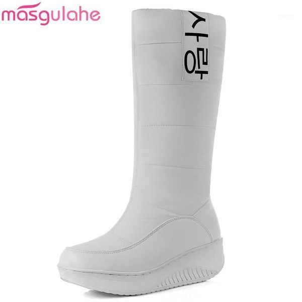 masgulahe 2020 big size 44 snow boots women platform round toe soft pu leather knee high boots winter shoes1, Black
masgulahe 2020 big size 44 snow boots women platform round toe soft pu leather knee high boots winter shoes1, Black