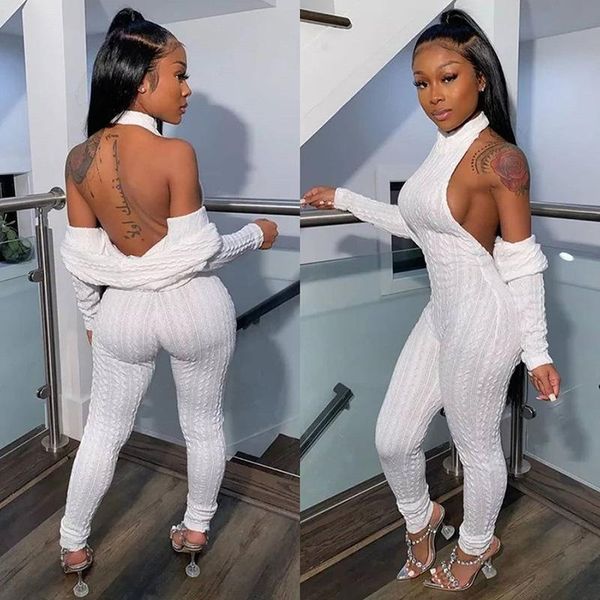 oluolin women jumpsuits streetwear long sleeve bodycon solid winter sport fitness bodysuits skinny playsuit, Black;white
oluolin women jumpsuits streetwear long sleeve bodycon solid winter sport fitness bodysuits skinny playsuit, Black;white