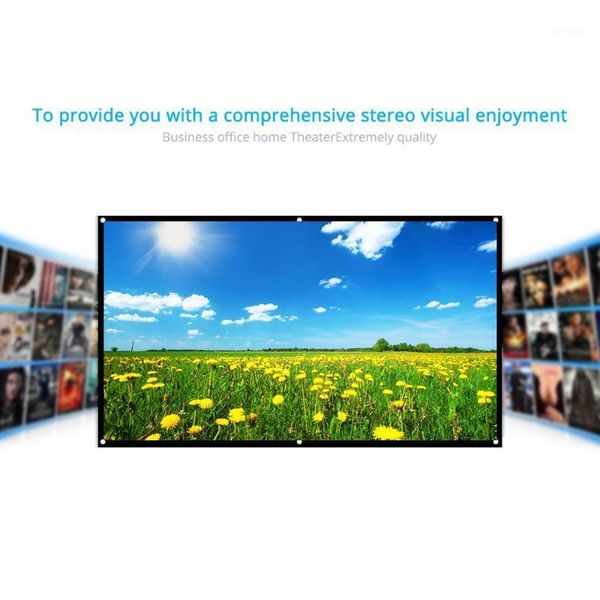 docooler 120'' foldable projector screen hd 16:9 video projection screen wall mounted projector for outdoor house theater1
docooler 120'' foldable projector screen hd 16:9 video projection screen wall mounted projector for outdoor house theater1