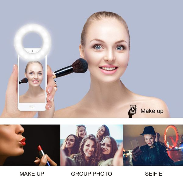 rk14 new led selfie ring light supplementary lighting night darkness selfie enhancing fill light for phones
rk14 new led selfie ring light supplementary lighting night darkness selfie enhancing fill light for phones