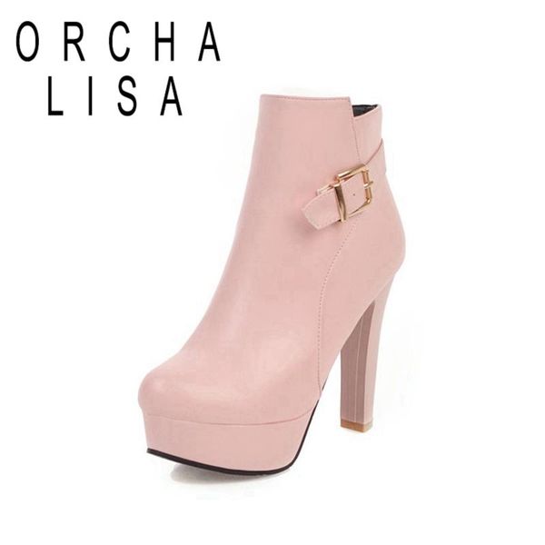 boots orchalisa 2021 women ankle round toe platform 11.5cm high square heels buckle zip size 43 office casual winter b2166, Black
boots orchalisa 2021 women ankle round toe platform 11.5cm high square heels buckle zip size 43 office casual winter b2166, Black