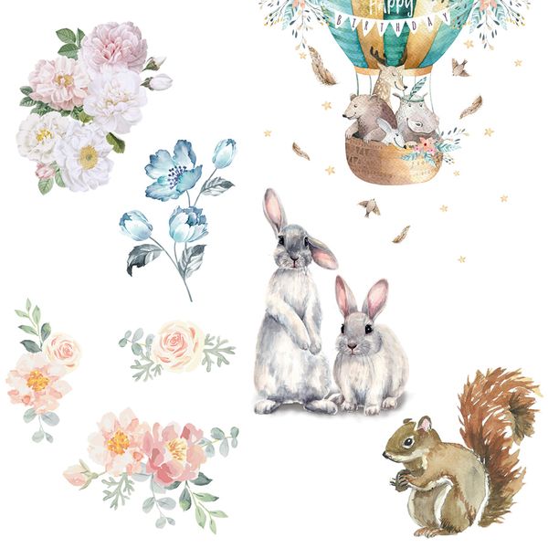 decoration christmas door removable wallpaper children's room squirrel petal wall stickers
decoration christmas door removable wallpaper children's room squirrel petal wall stickers