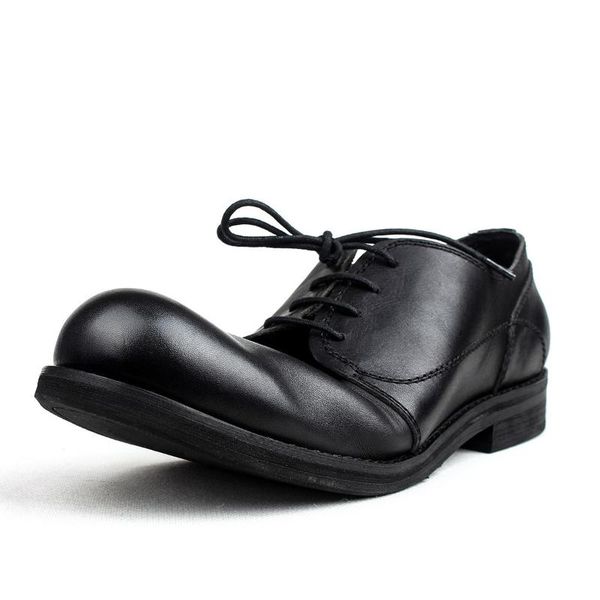 retro men's casual leather shoes big head leather shoes spring autumn men's, Black
retro men's casual leather shoes big head leather shoes spring autumn men's, Black