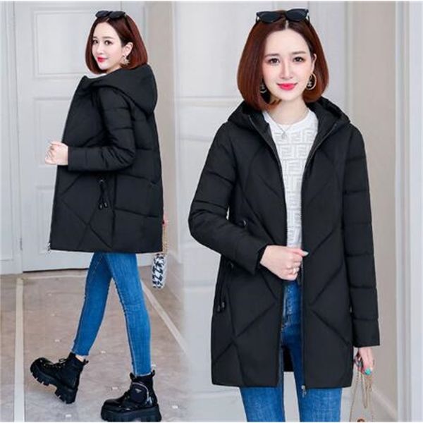 2021 new long female parkas thick coat women's outward coats for women winter down cotton jacket rbau, Black
2021 new long female parkas thick coat women's outward coats for women winter down cotton jacket rbau, Black